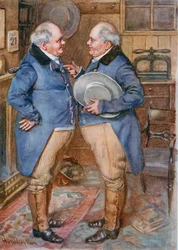 De gebroeders Cheeryble, illustratie voor 